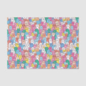 Papier de soie chat, kit de découpage chaton (Recto)