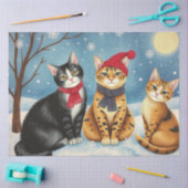 Papier de soie Chat Mignon (Artisanat)