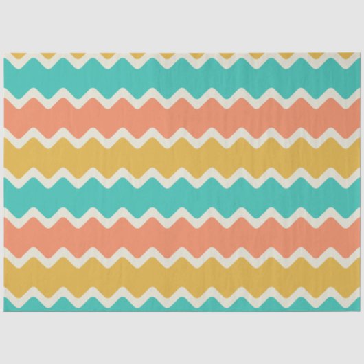 Papier de soie Chevron Coloré (Recto)