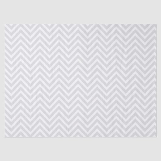 Papier de soie chevron gris et blanc (Recto)