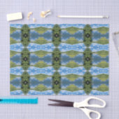 Papier de soie Ciels bleus (Artisanat)