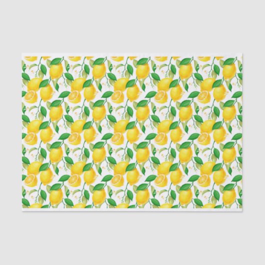 Papier de soie citron (Recto)