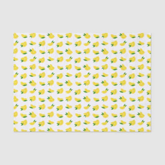 Papier de soie citron Main Squeeze (Recto)