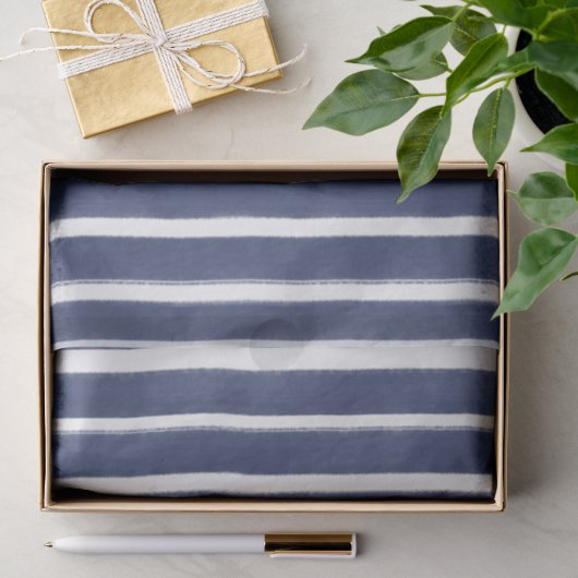 Papier de soie Coastal Stripes (Cadeau)