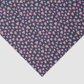 Papier de soie cœur de la Saint-Valentin rose (Détail)