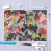 Papier de soie Collage d'art pop en techniques mix (Artisanat)