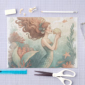 Papier de soie conçu sur mesure MERMAID (Artisanat)