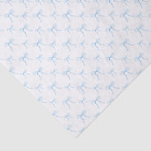 Papier de soie coquette bleu grandmillénaire à rub (Détail)