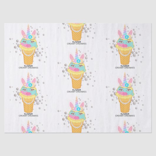 Papier de soie Creamy Dreamies (Recto)