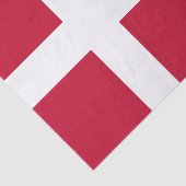 papier de soie Danemark, papier de soie Drapeau da (Détail)