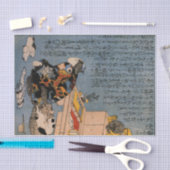 Papier de soie de BOIS DE GRAVEUR d'IMPRESSION de (Artisanat)