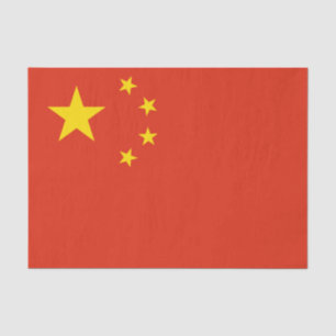 Papier de soie de Chine, papier de soie Drapeau ch