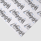Papier de soie de conception Joyeuses Fêtes (Détail)