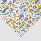 Papier de soie de construction, découpage de const (Détail)
