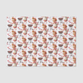 Papier de soie de cuisson de coeurs de la Saint-Va (Recto)
