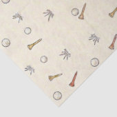 Papier de soie de golf dessiné (Détail)