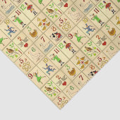 papier de soie de la soie 10lb, blanc DOUZE JOURS (Détail)