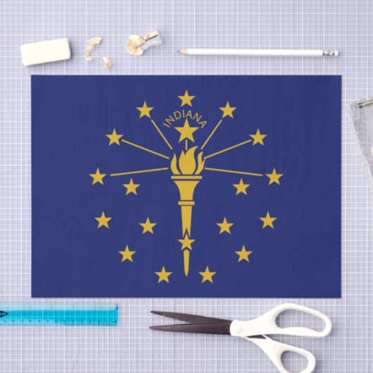 papier de soie de l'Indiana, papier de soie drapea (Artisanat)