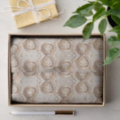 Papier de soie de mariage or infini (Cadeau)