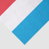 papier de soie de mode luxembourgeois, drapeau du  (Détail)