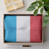 papier de soie de mode luxembourgeois, drapeau du  (Cadeau)