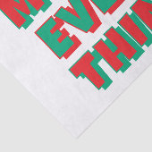 Papier de soie de Noël (Détail)