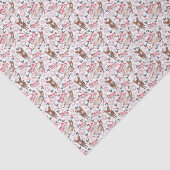 Papier de soie de Noël Âne Fantaisiste (Détail)