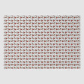 Papier de soie de Noël Cheval Élégant (Recto)