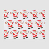 Papier de soie de Noël de rugby (Recto)