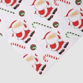 Papier de soie de Noël de volley-ball (Détail)