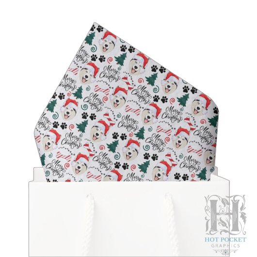 Papier de soie de Noël Husky sibérien