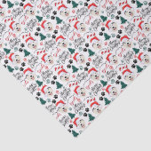 Papier de soie de Noël Husky sibérien (Détail)