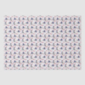 Papier de soie de Noël Jiu Jitsu blanc (Recto)