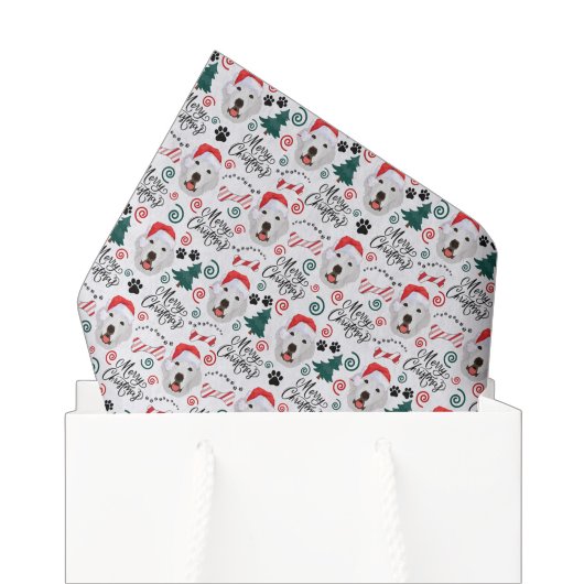 Papier de soie de Noël pour Grands Pyrénées