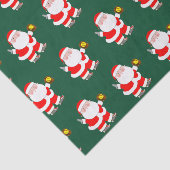 Papier de soie de Noël pour joueuse de softball (Détail)