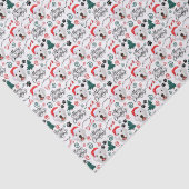 Papier de soie de Noël pour les Grands Pyrénées (Détail)