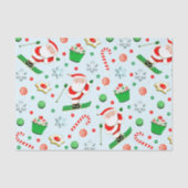 Papier de soie de Noël pour vacances de ski sur ne (Recto)