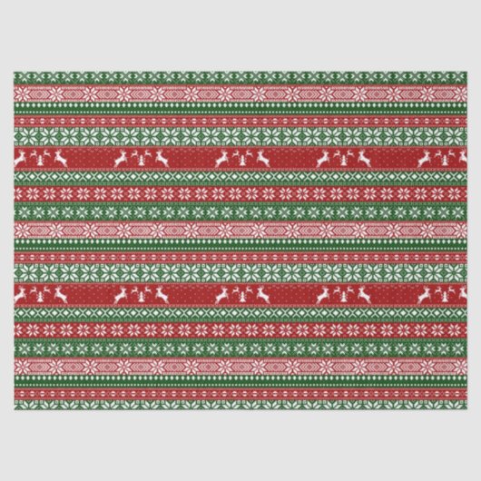 Papier de soie de Noël Pull Ugly (Recto)