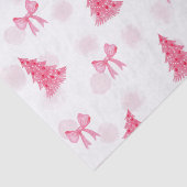 Papier de soie de Noël rose (Détail)