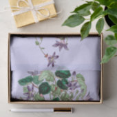 Papier de soie de remorquage de bleu et violet de (Cadeau)