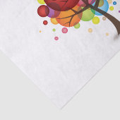 Papier de soie de soie abstrait d'arbre de ballon (Détail)