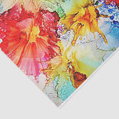 Papier de soie de soie abstrait floral (Détail)