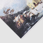 Papier de soie de soie americana de neige d'église (Détail)