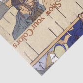 Papier de soie de soie americana d'équipes de (Détail)