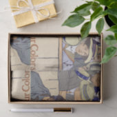 Papier de soie de soie americana d'équipes de (Cadeau)