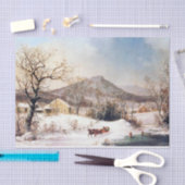 Papier de soie de soie americana d'hiver de Sleigh (Artisanat)