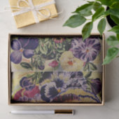 Papier de soie de soie antique de jardin de (Cadeau)