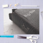 Papier de soie de soie antique de photo de bible (Artisanat)