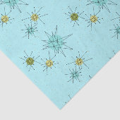 Papier de soie de soie atomique bleu de Starbursts (Détail)