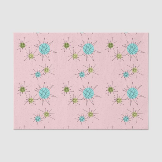 Papier de soie de soie atomique iconique rose de (Recto)